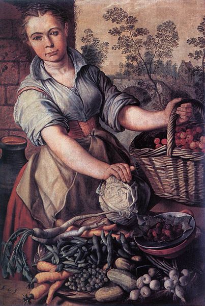 Joachim Beuckelaer Vegetable Seller